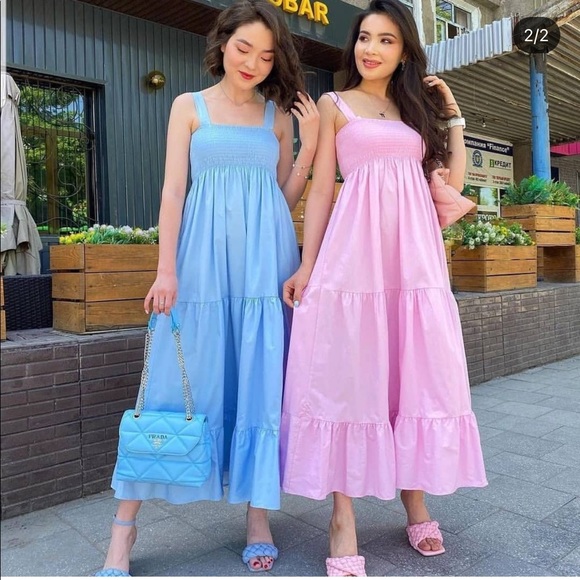 Last😍Zara  poplin midi dress bloggers fav - Picture 14 of 17